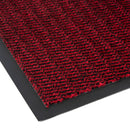 Durable Heavy Duty Commercial Hobnail Barrier Matting – Custom Cut Red Design Linear Metre